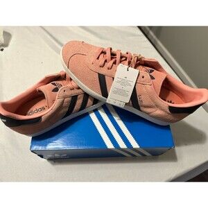 NEW Size 11.5 M Adidas Gazelle "Glow Pink Aurora Black" Sneakers JH5388